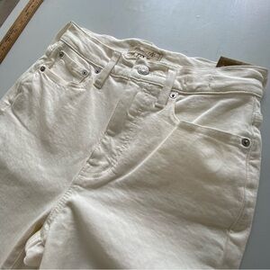 Madewell The Perfect Vintage Jean in Tile White 25 0